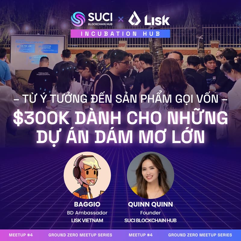 Cover Image for Meetup #4: Build Zero to Hero: Unpacking Suci x Lisk Incubation Hub