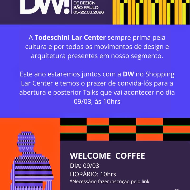Cover Image for Welcome Coffee na Todeschini Lar Center