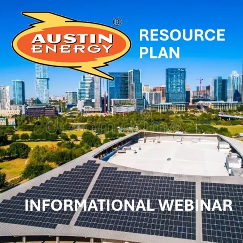 Cover Image for Austin Energy Resource Plan: Webinar and Call-to-Action