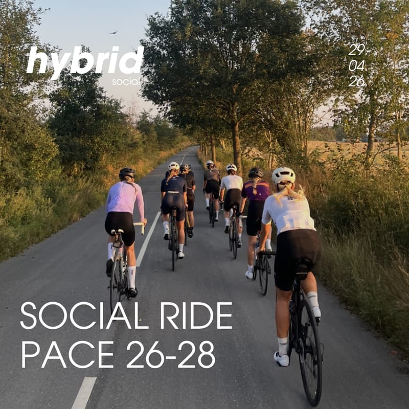 Cover Image for Hybrid Social Ride (Pace 26-28)