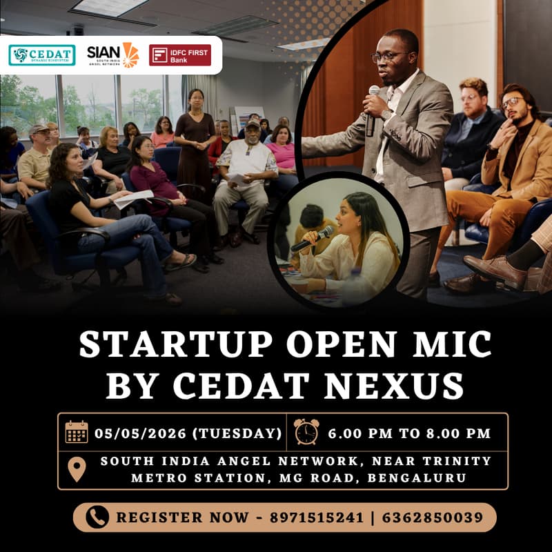 Cover Image for Startup Open Mic By CEDAT NEXUS