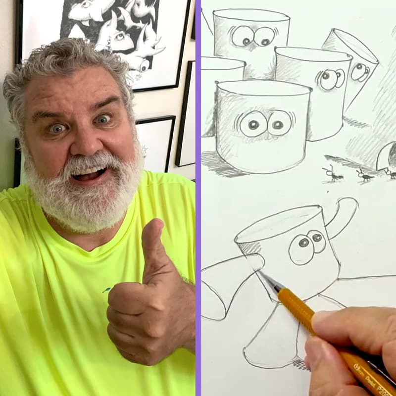 Cover Image for LIVE Drawing with Mark Kistler - Depth & Volume (for BEGINNERS!)