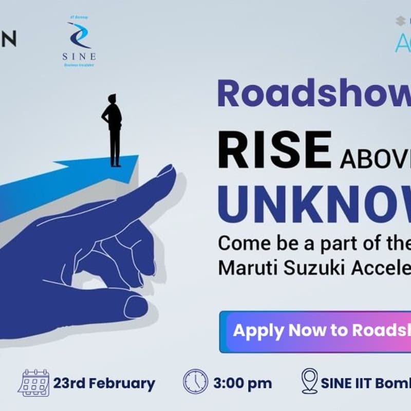 Cover Image for Maruti Suzuki Accelerator | Roadshow at SINE IIT Bombay