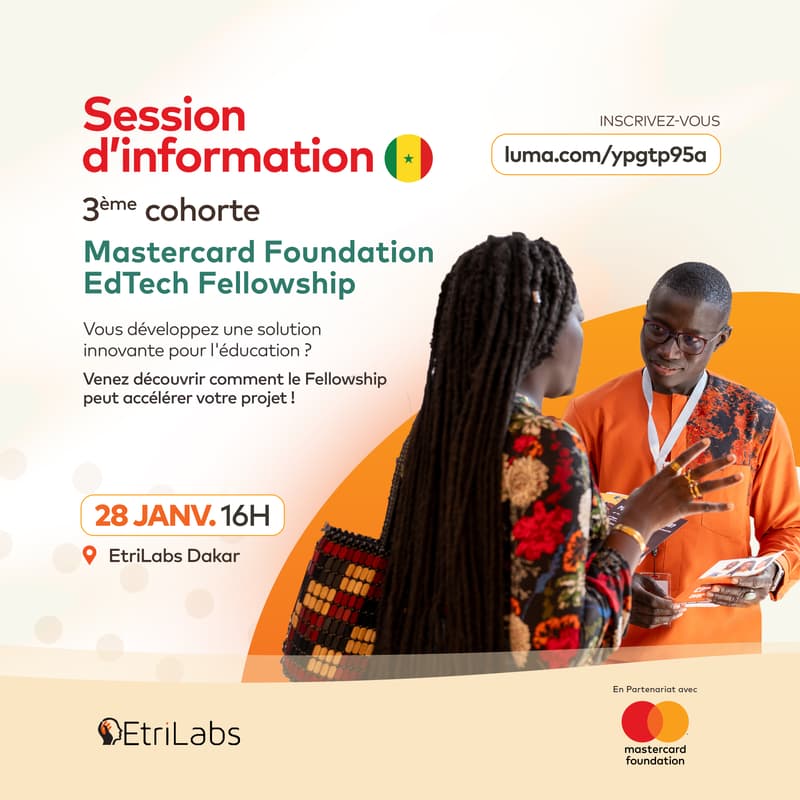 Cover Image for Session d'Information Sénégal : Appel à candidature pour la cohorte 3