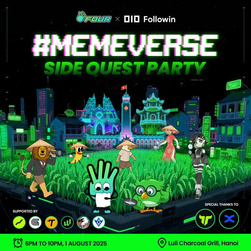 Cover Image for Memeverse: Side Quest Party By Four.Meme X Followin