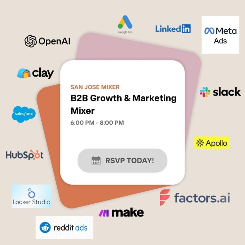 Cover Image for B2B Growth & Marketing Mixer