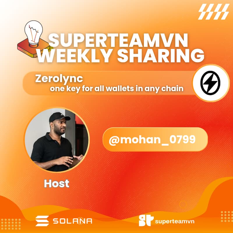 Cover Image for Weekly Sharing: ZeroLync one key for all wallets is any chain
