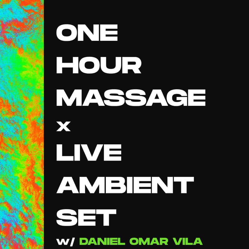 Cover Image for DREAMSTATE w/ Daniel Omar Vila: A Touch and Sound Experience (9:30pm)