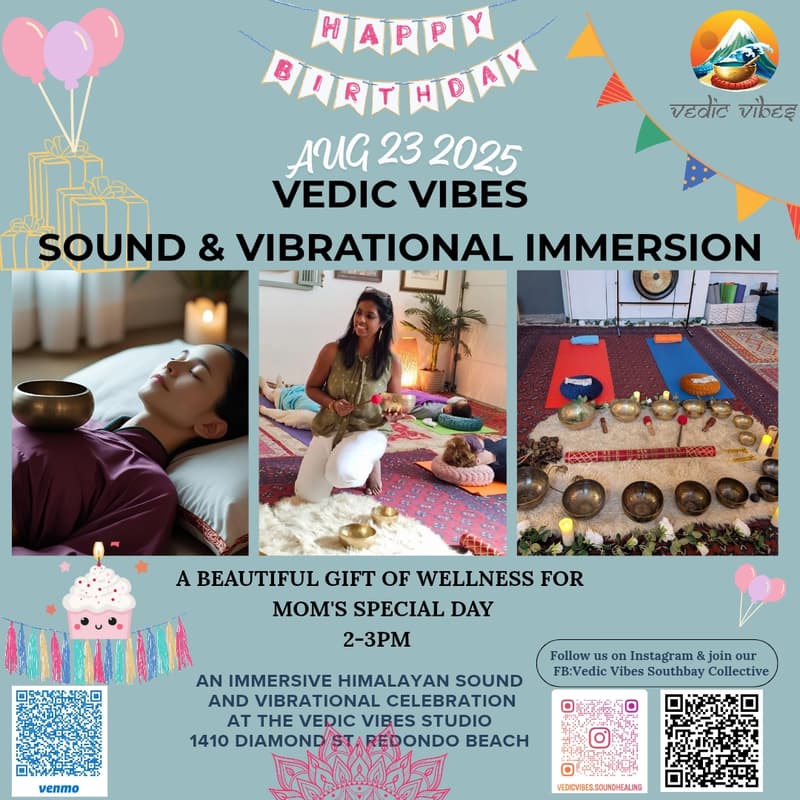 Cover Image for Vedic Vibes Sound & Vibrational Immersion