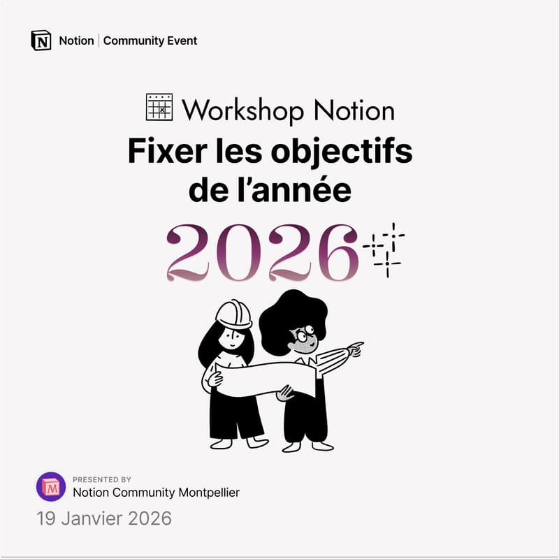 Cover Image for [ONLINE] Fixer ses objectifs 2026 avec Notion