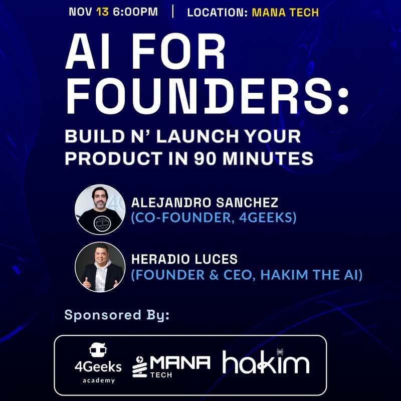 Cover Image for AI for Founders: Build n’ Launch Your Product in 90 Minutes