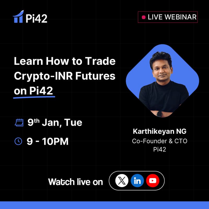 Cover Image for Learn How to Trade Crypto-INR Futures - Pi42 Exchange