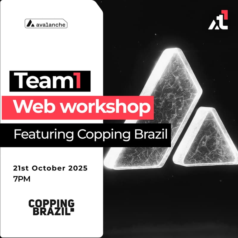 Cover Image for Avalanche Team1 Web Workshop - with Copping Brazil