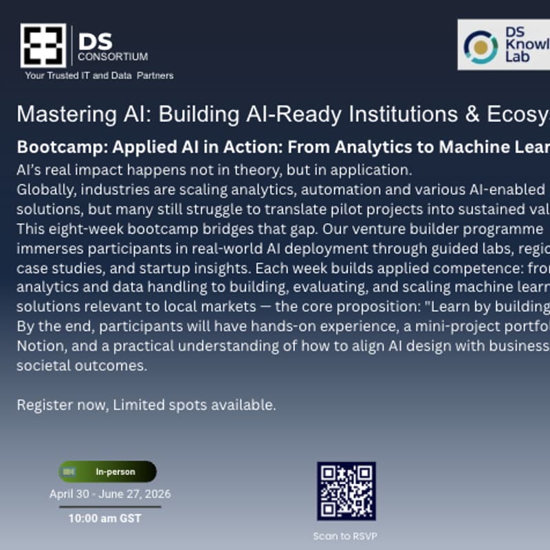 Bootcamp | Applied AI in Action: From Analytics to Machine Learning · Luma