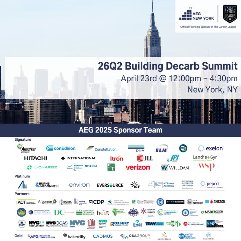 Cover Image for AEG New York 26Q2 Building Decarb Summit