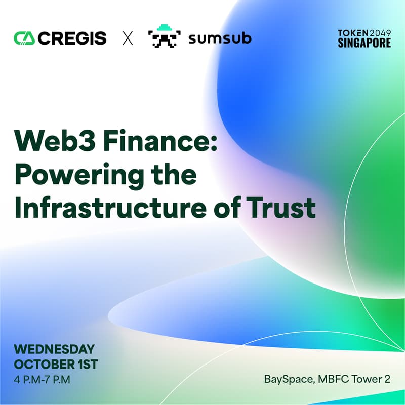 Cover Image for Cregis × Sumsub | Web3 Finance: Powering the Future of Trust