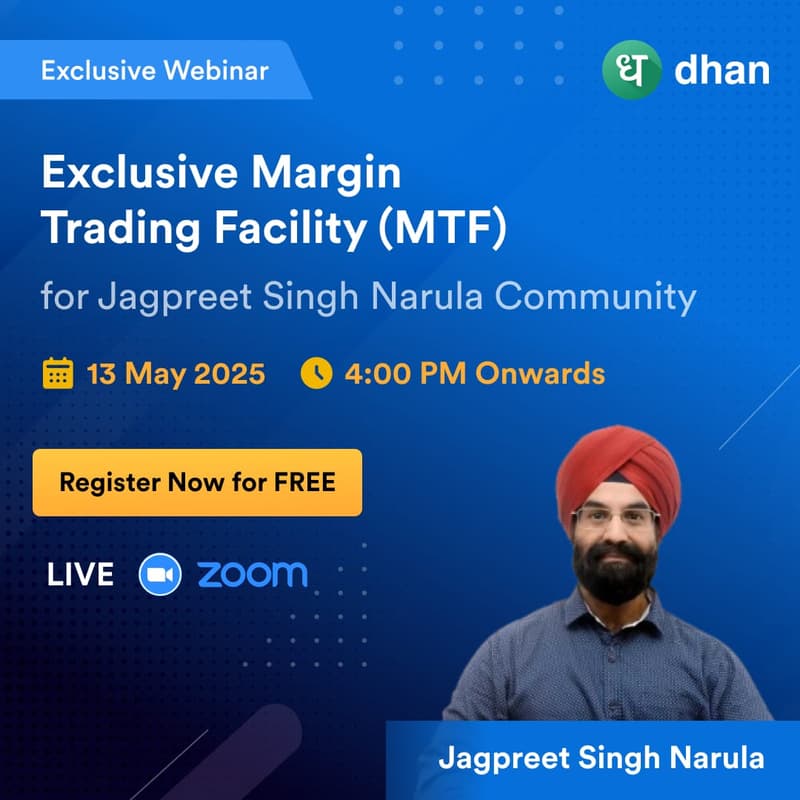 Cover Image for Exclusive Margin Trading Facility (MTF) for Jagpreet Singh Narula