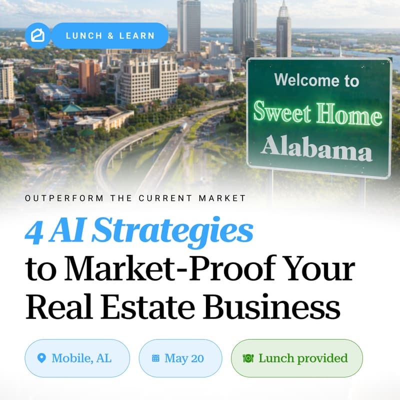 Cover Image for Lunch & Learn: 4 AI Strategies to Market-Proof Your Real Estate Business