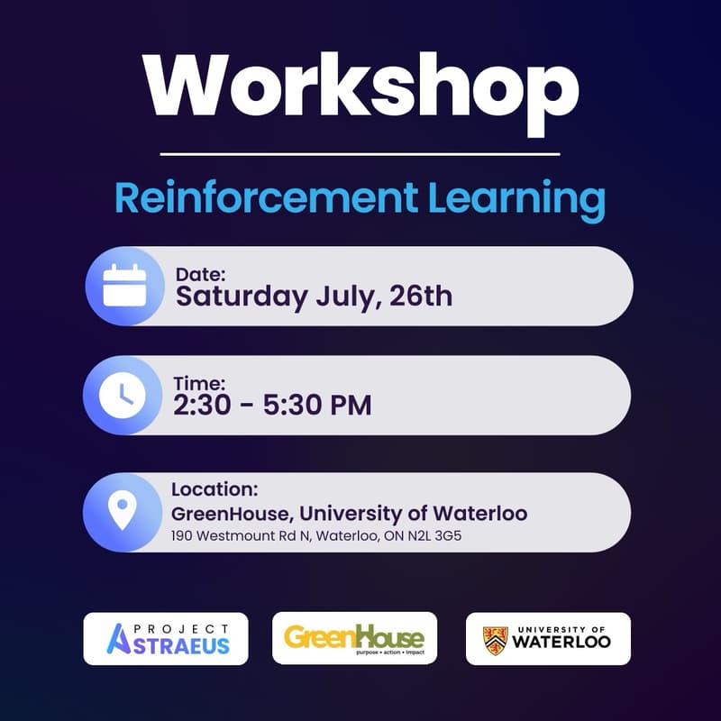 Cover Image for Reinforcement Learning Workshop