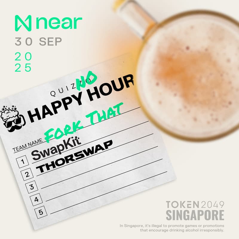 Cover Image for NEAR x SwapKit x THORSwap Happy Hour
