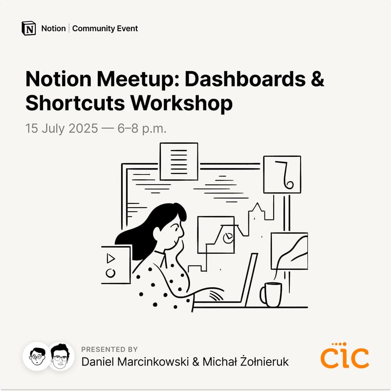 Cover Image for Notion Meetup: Dashboards & Shortcuts Workshop