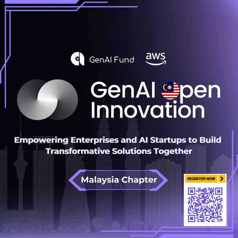 Cover Image for GenAI Open Innovation - Malaysia Chapter, in collaboration with AWS