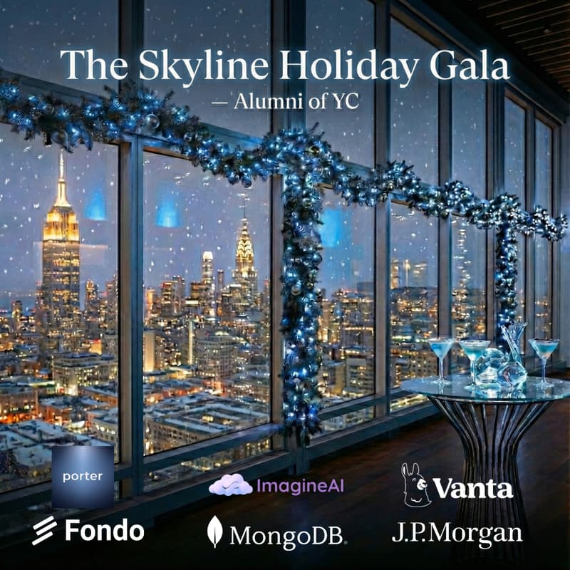 Cover Image for 🎄 The Skyline Holiday Gala — Alumni of YC