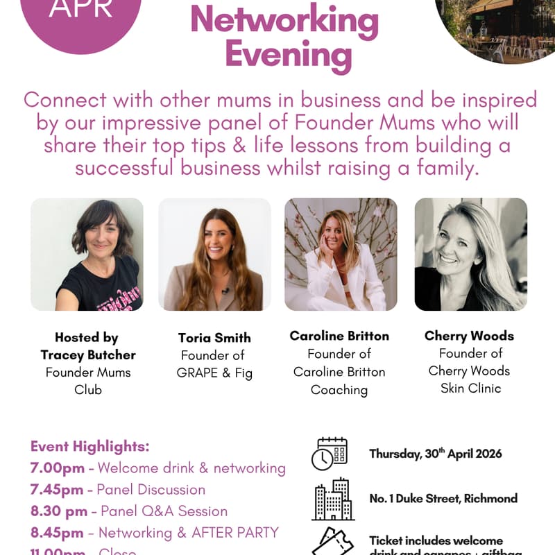 Cover Image for Founder Mums Networking Evening