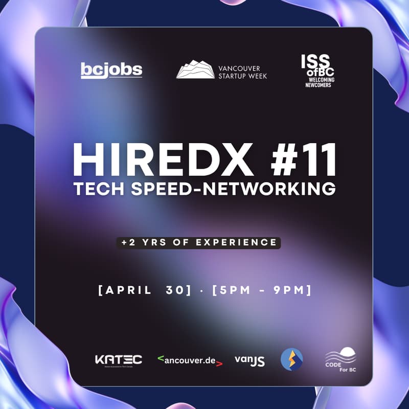 Cover Image for HiredX #11 - Tech Speed Networking (Recruiters)