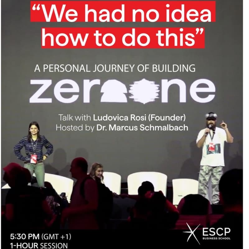 Cover Image for Building zeroone - Founder Talk with Ludovica Rosi