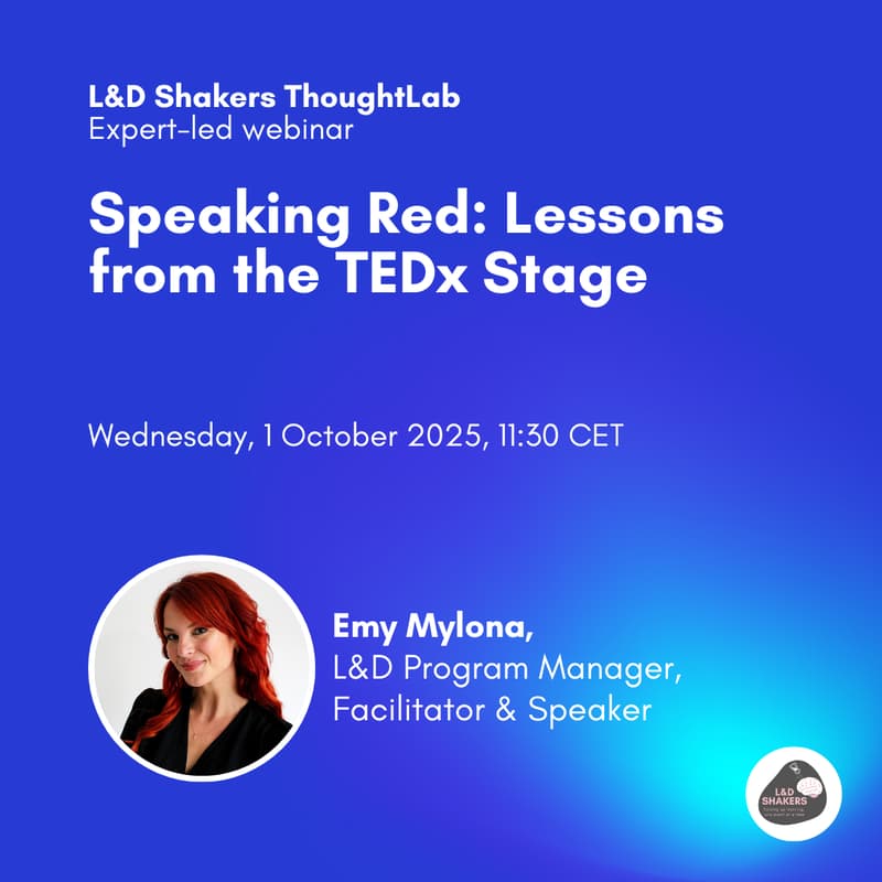 Cover Image for ThoughtLab:Speaking Red:Lessons from the TEDx Stage
