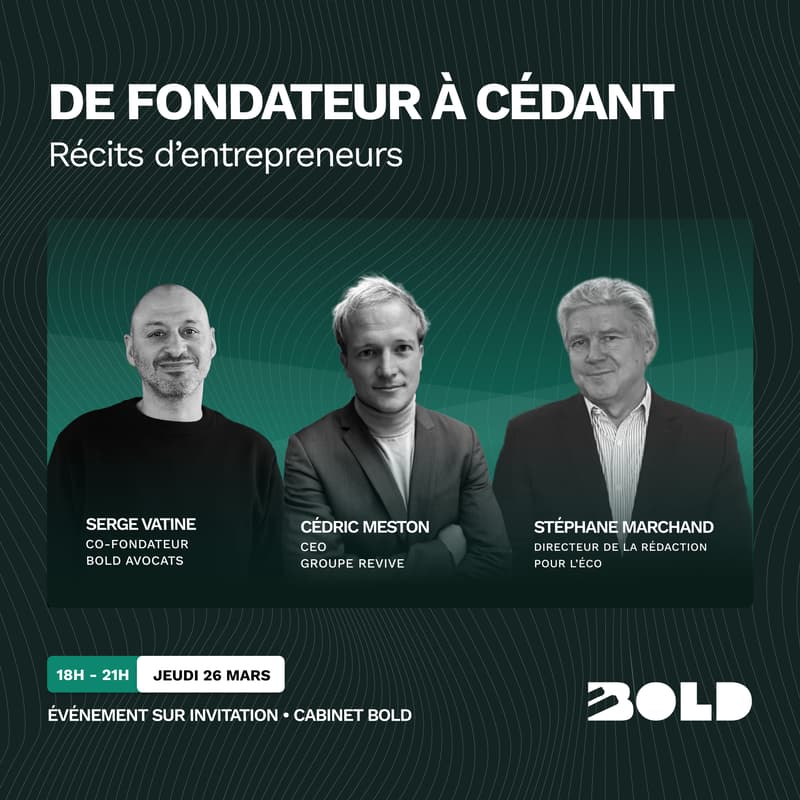 Cover Image for Parlons Exit avec Cédric Meston (Tupperware), Serge Vatine (BOLD) et Stéphane Marchand (Pour l’Éco)