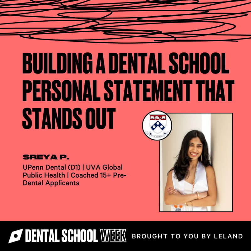 Cover Image for Building a Dental School Personal Statement That Stands Out