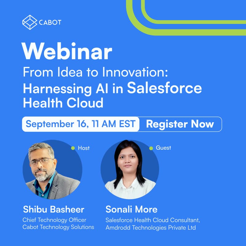 Cover Image for From Idea to Innovation: Harnessing AI in Salesforce Health Cloud