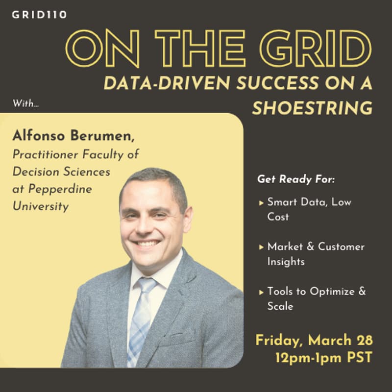 Cover Image for On The Grid: Data-Driven Success on a Shoestring - Affordable Analytics for Startups
