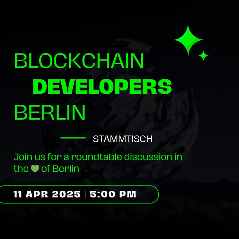 Cover Image for Blockchain Developers Berlin - Stammtisch