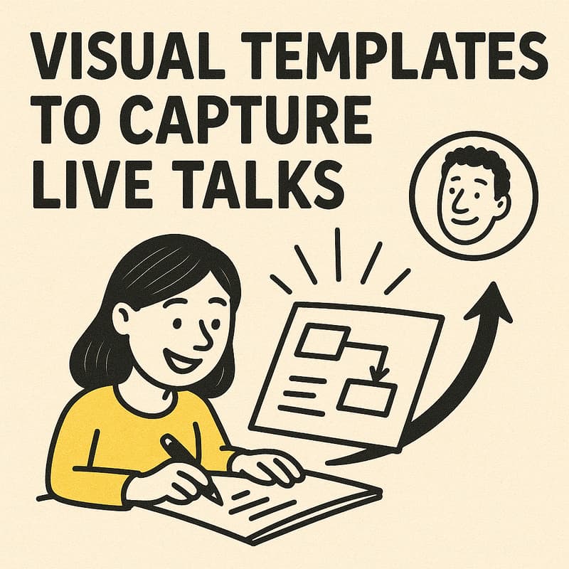 Cover Image for (FREE)Visual Templates to Capture LIVE Talks!