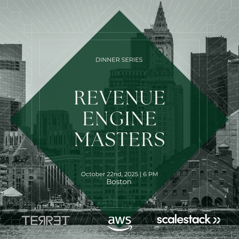 Cover Image for Revenue Engine Masters Dinner Series with AWS, Scalestack & Terret - Boston Edition