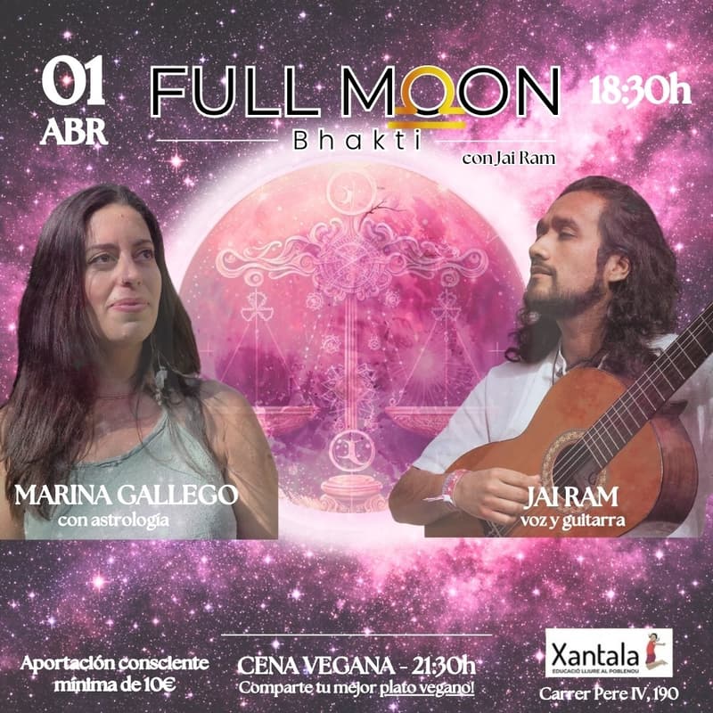 Cover Image for FULL MOON BHAKTI🌕✨🕉️❤️ en Libra♎