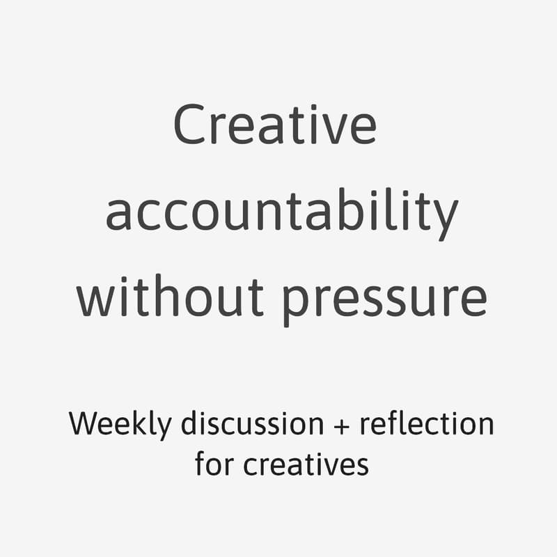 Cover Image for Creative Accountability Group – Discussion & Reflection