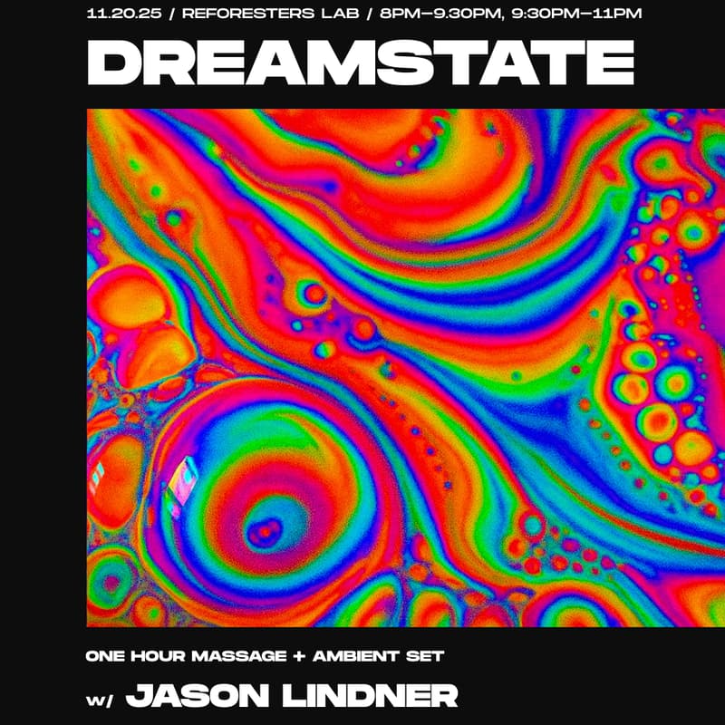 Cover Image for DREAMSTATE - A Touch and Sound Experience (9:30PM slot)