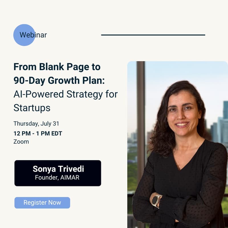 Cover Image for From Blank Page to 90-Day Growth Plan: AI-Powered Strategy for Startups