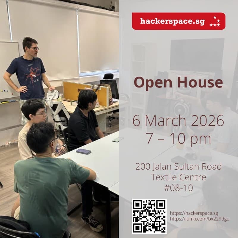 Cover Image for Hackerspace SG Open House