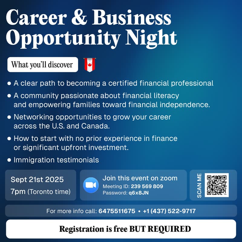 Cover Image for Career & Business Opportunity Night