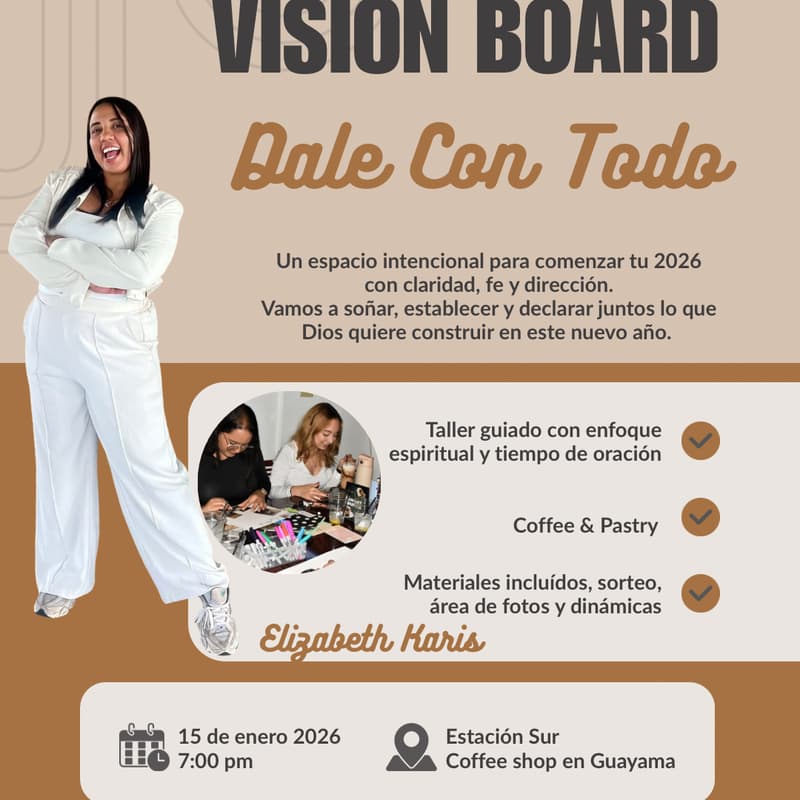 Cover Image for Vision Board Event Dale Con Todo