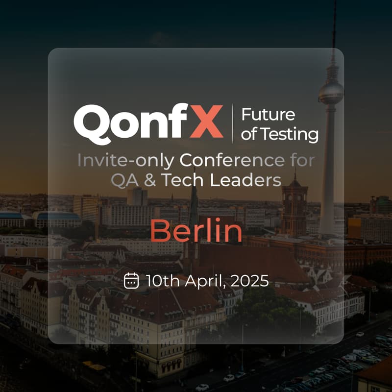 Cover Image for QonfX: Future of Testing | Berlin