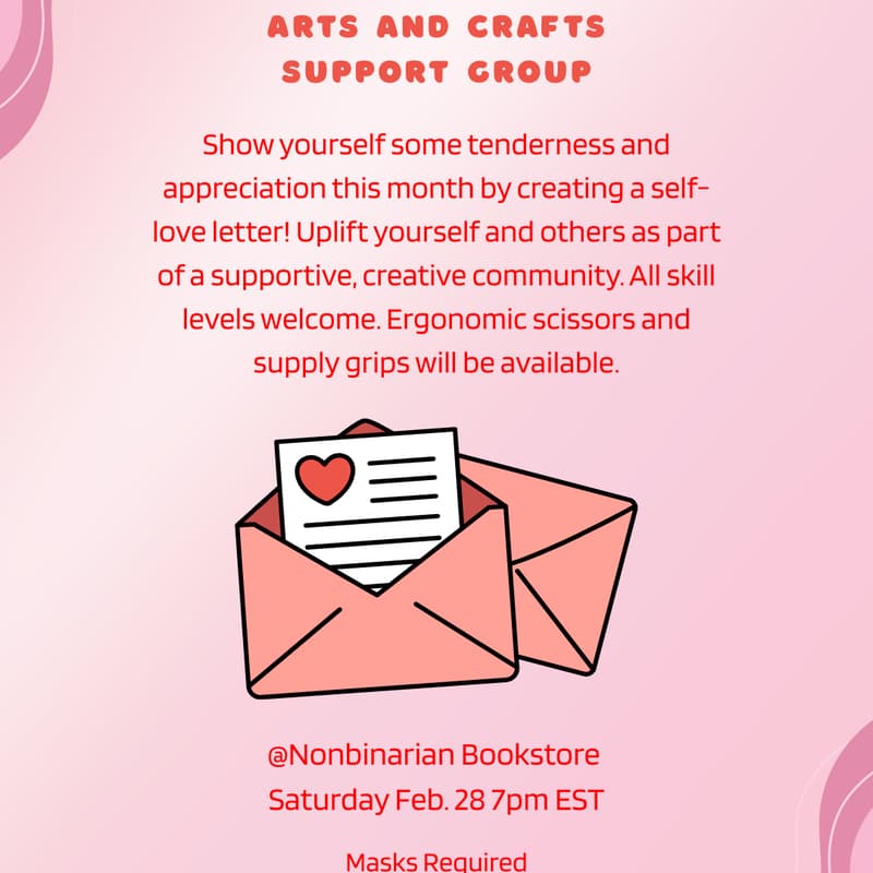 Cover Image for Queer Disability Aid Arts & Crafts Support Group