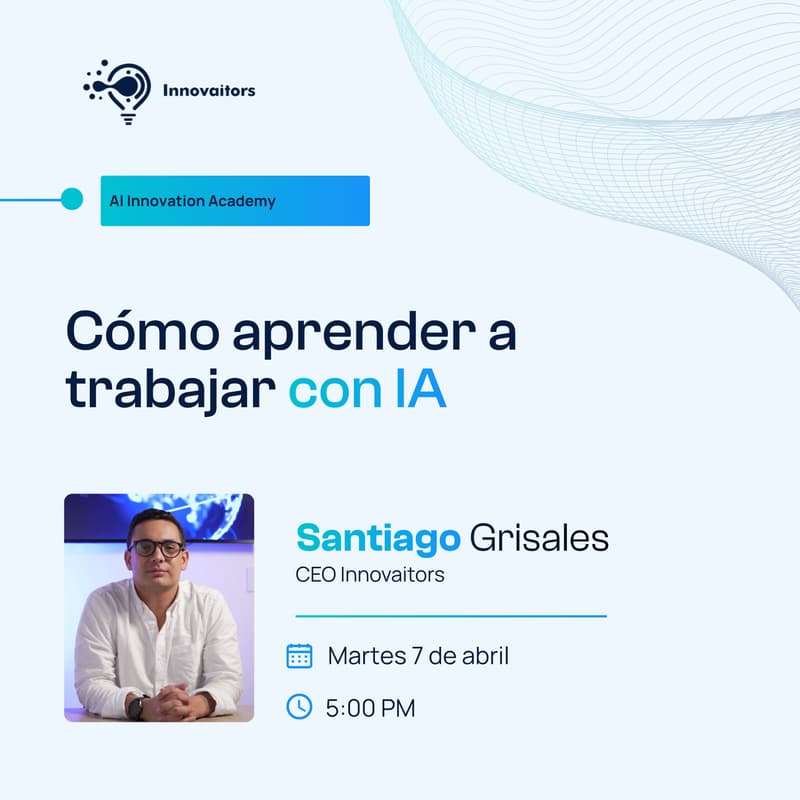 Cover Image for Cómo aprender a trabajar con IA - AI Innovation Academy