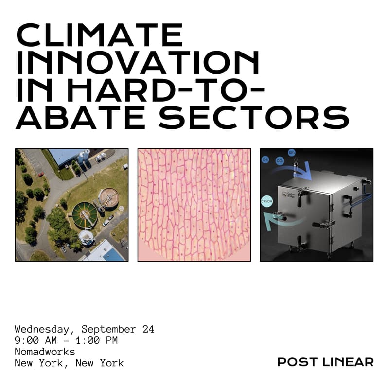Cover Image for Startup Bazaar: Climate Innovation in Hard-to-Abate Sectors