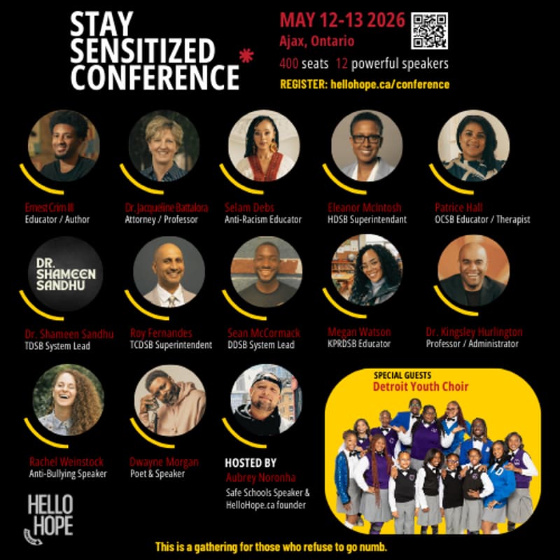 Cover Image for Hello Hope Canada's Stay Sensitized Conference 2026